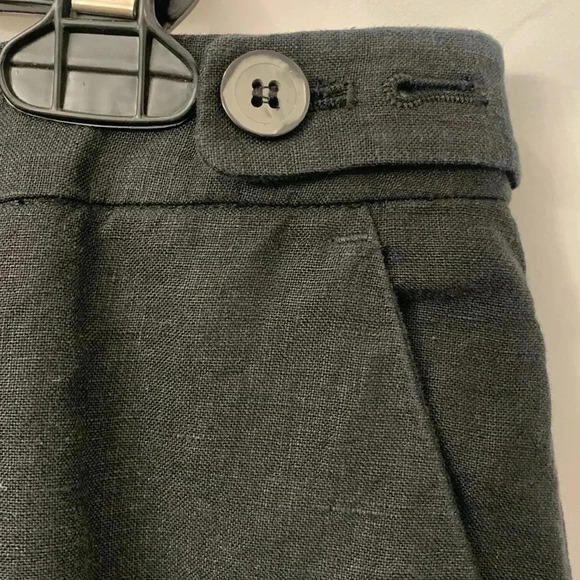 Women’s Talbots Windsor Straight leg Linen Pants Size 6 Black EUC - Picture 5 of 10